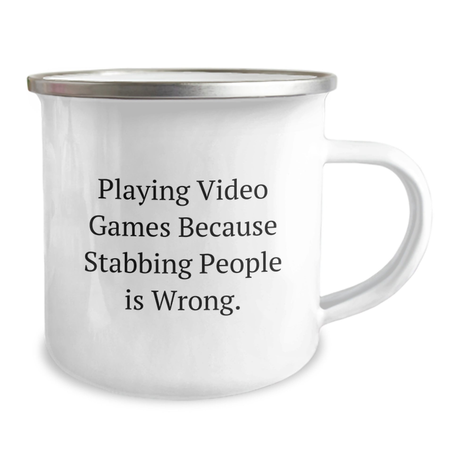 Funny Playing Video Games Camping Mug Gifts from Friends for Men and Women on Christmas - Image 2