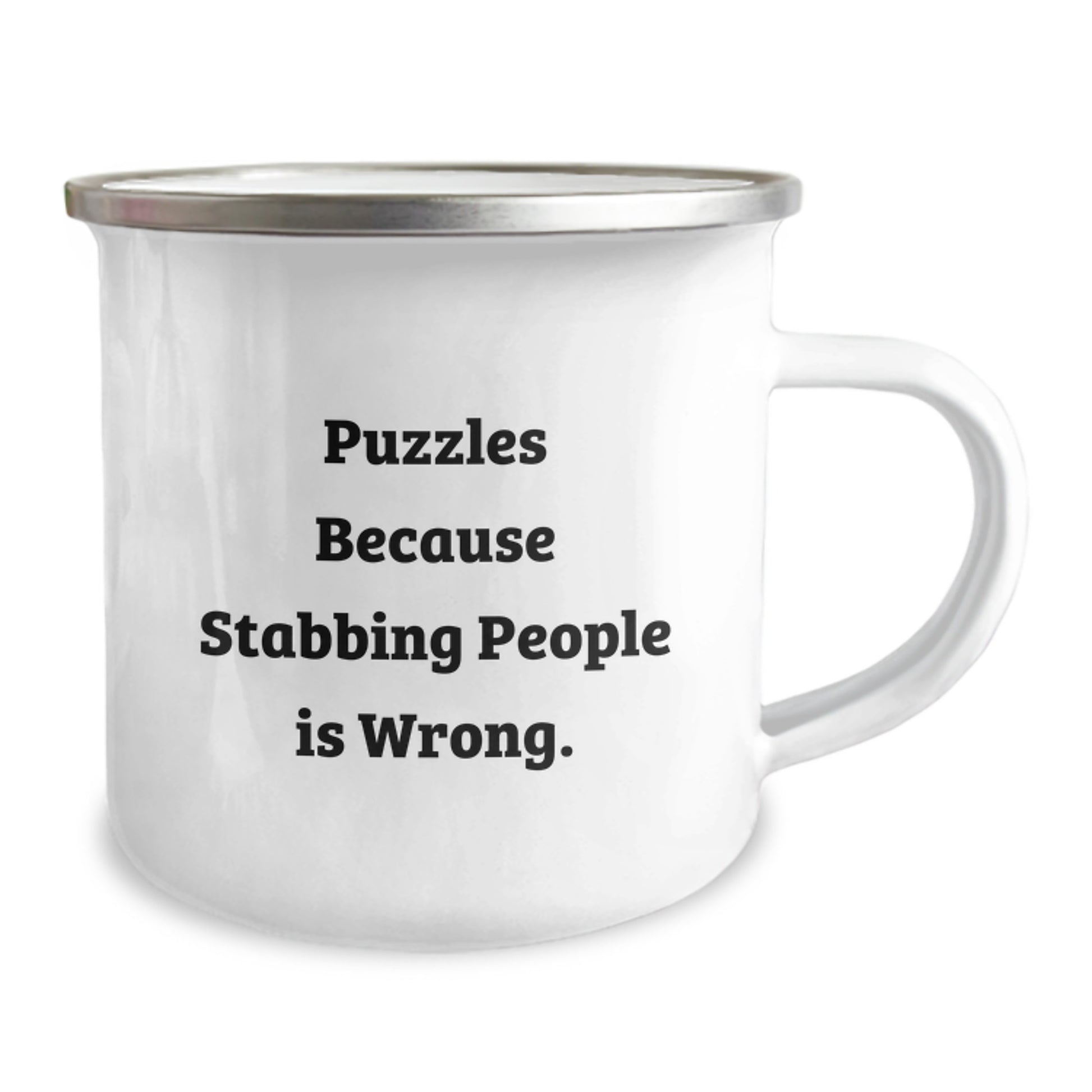 Funny Puzzles Christmas Unique Gifts from Friends, Puzzles Lover Camping Mug, Quirky Inspirational Coffee Mugs for Puzzles Addict Men Women - Image 2