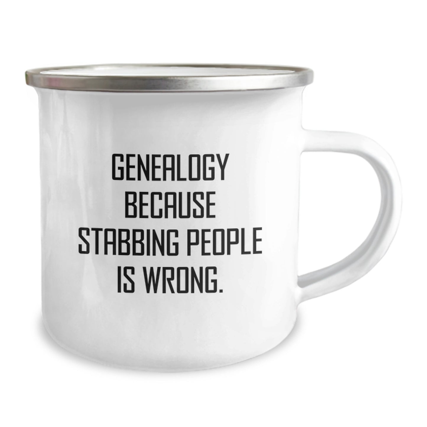 Genealogy Camping Mug, Funny Gift for Genealogy Enthusiasts, Gifts from Family for Genealogy Lovers, Christmas Unique Presents - Image 2