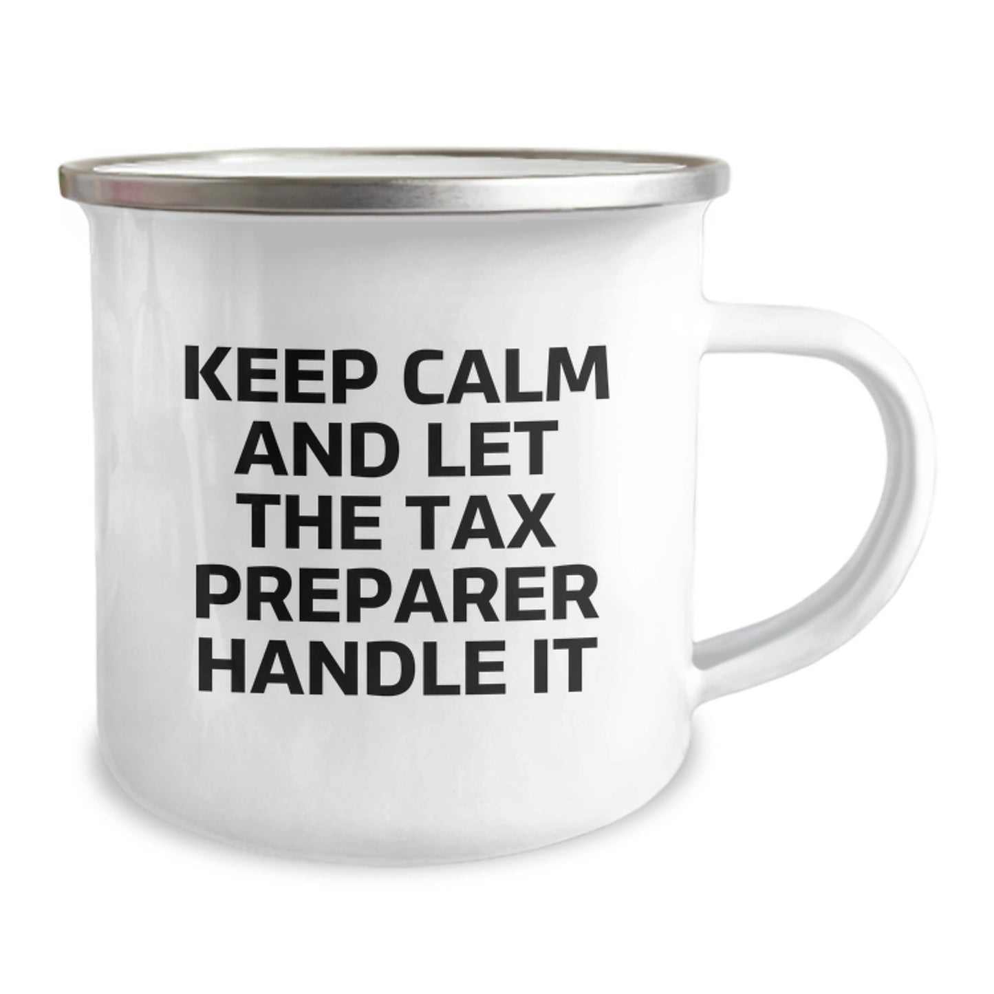 Funny Tax Preparer Gifts for Men from Coworkers - Keep Calm And Let The Tax Preparer Handle It Christmas Unique Gifts - Image 2