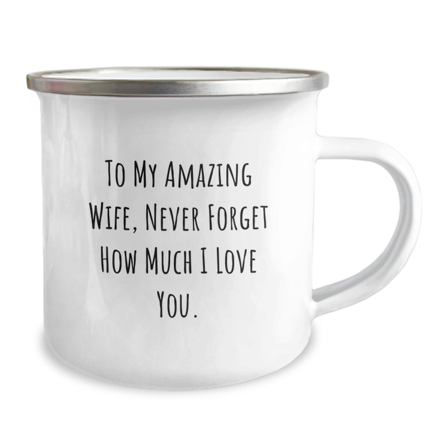 Funny Camping Mugs Gifts for Wife, To My Amazing Wife Love Quote, Christmas Unique Gifts from Men to Women - Image 2
