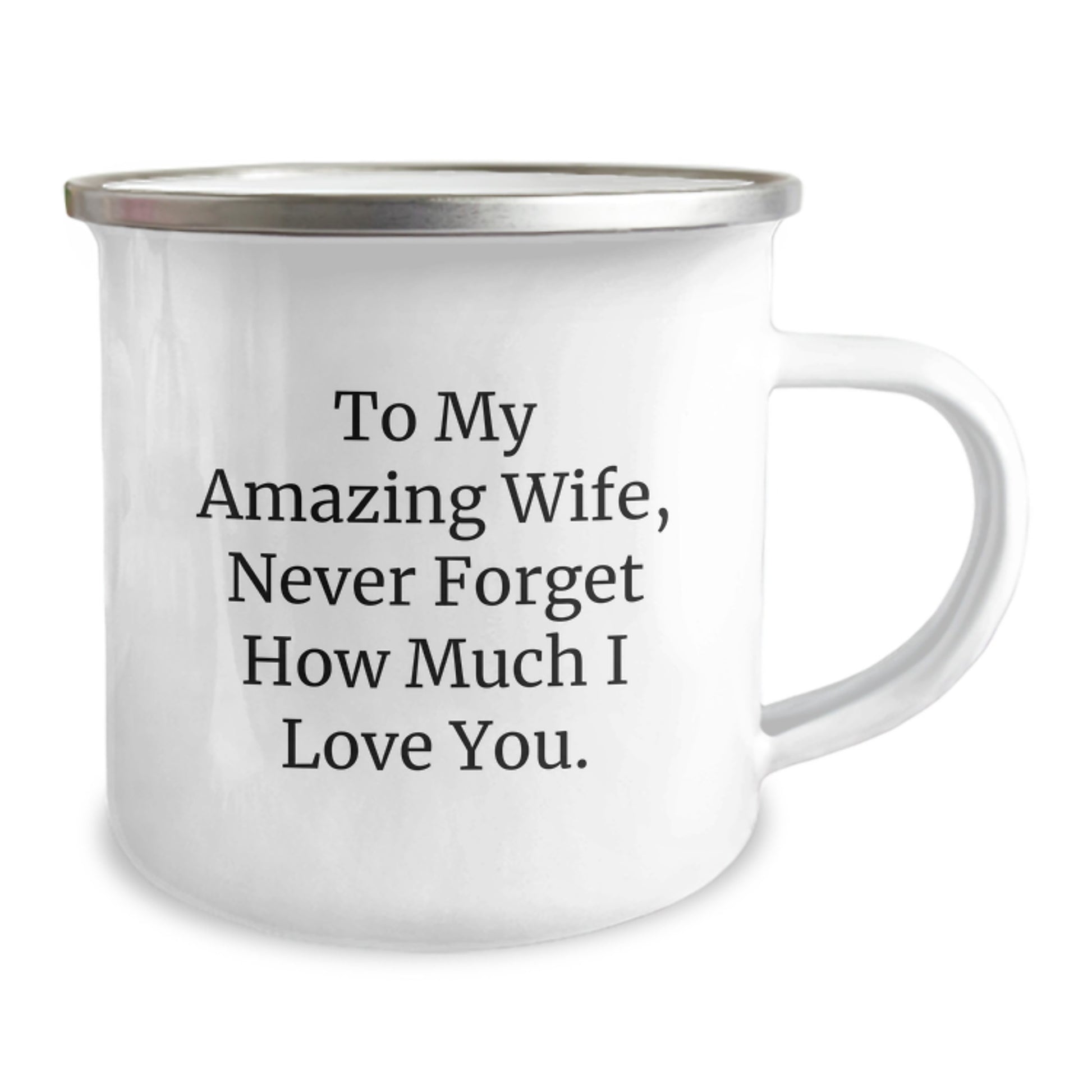 Funny Wife Gifts from Husband to Wife, To My Amazing Wife Never Forget How Much I Love You, Christmas Unique Gifts for Wife, Camping Mug for Wife Lover - Image 2
