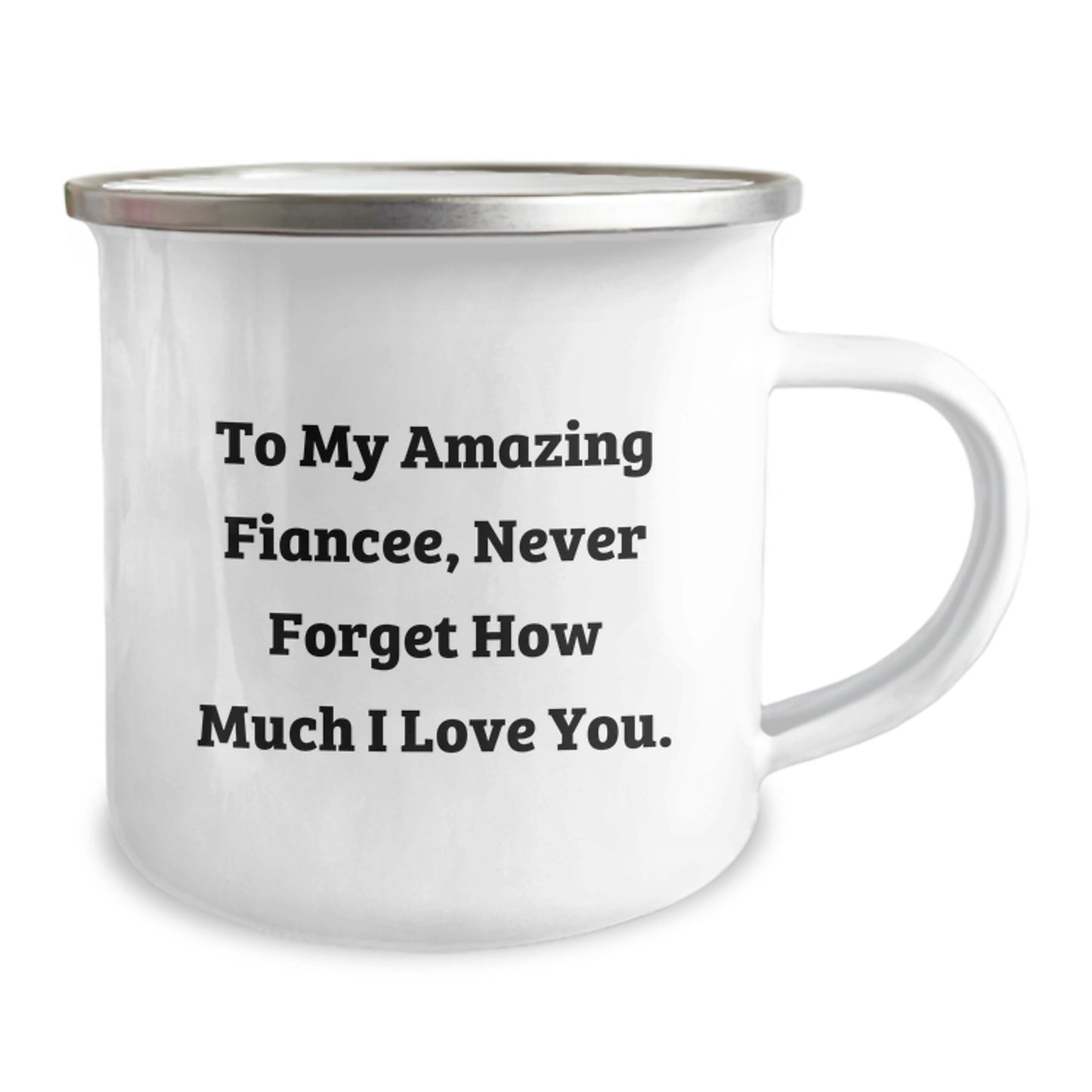 Funny Fiancee Gifts for Her, Camping Mugs for Christmas Unique Presents from Men to Fiancee - Image 2