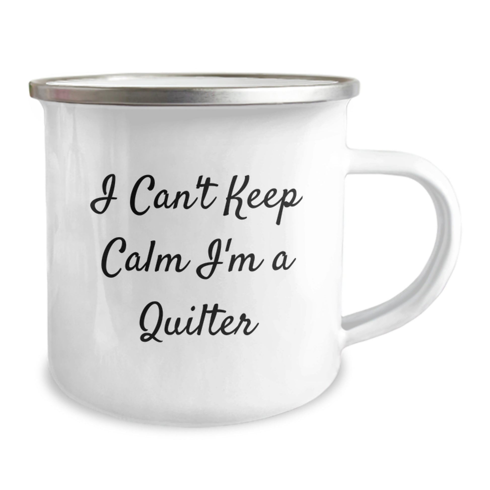 Quilter Gifts from Friends and Family - Funny Camping Mug for Quilter Lovers - I Can't Keep Calm - Christmas Unique Gifts - Image 2