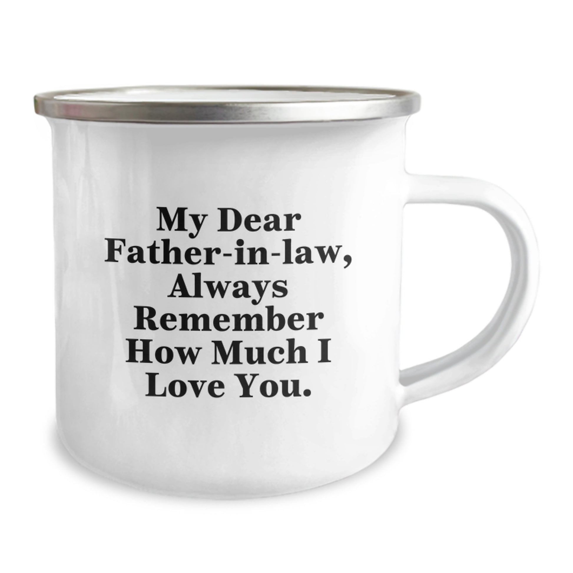 Gifts from Men to Father-in-law - Funny 'My Dear Father-in-law' Camping Mug for Christmas Unique Gifts - Image 2