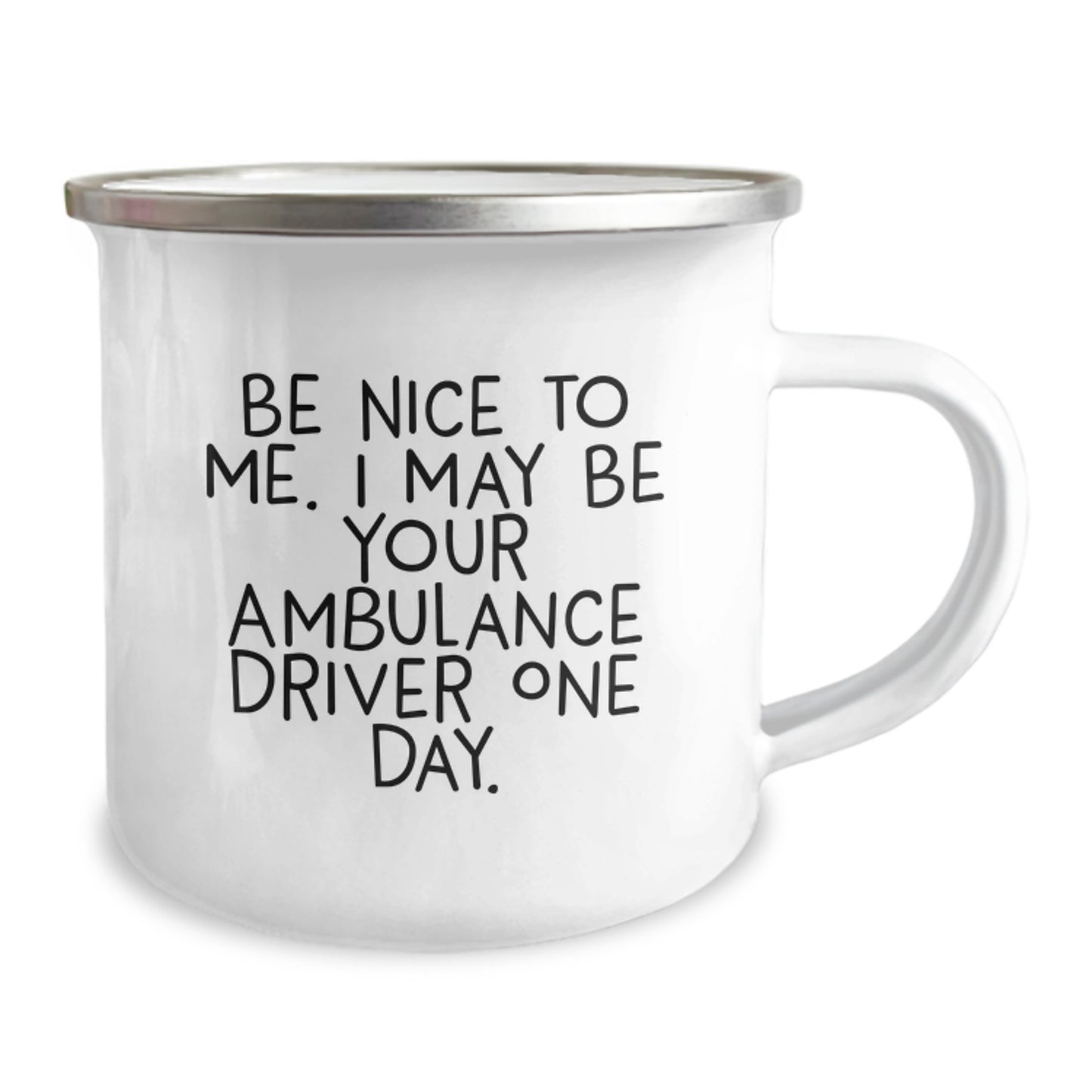Funny Ambulance Driver Gifts, Ambulance Driver Christmas Unique Gifts for Ambulance Driver, Gifts from Friends to Ambulance Driver, Ambulance Driver Camping Mug - Image 2