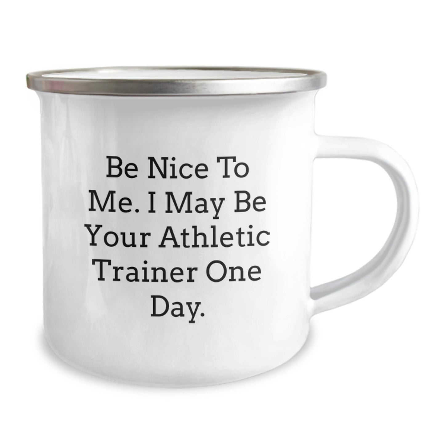 Funny Athletic Trainer Gifts, Be Nice To Me Mug, Christmas Unique Presents for Athletic Trainers - Image 2