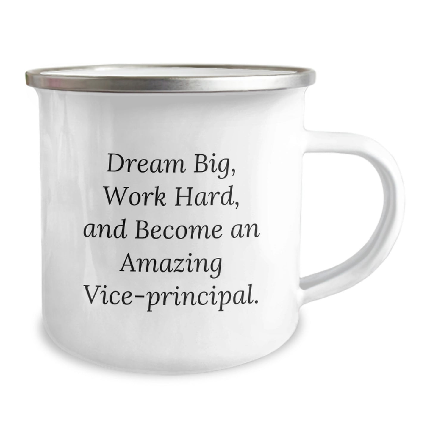 Funny Vice-principal Gifts for Men and Women, Inspirational Camping Mug with Dream Big Quote, Perfect Unique Christmas Unique Gifts from Friends - Image 2