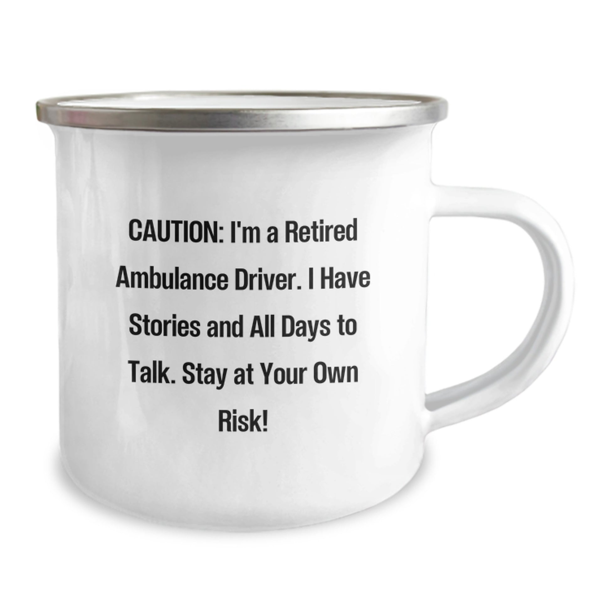 Funny Retired Ambulance Driver Gifts from Friends for Ambulance Driver Camping Mugs, Ambulance Driver Humor, Christmas Unique Gifts - Image 2