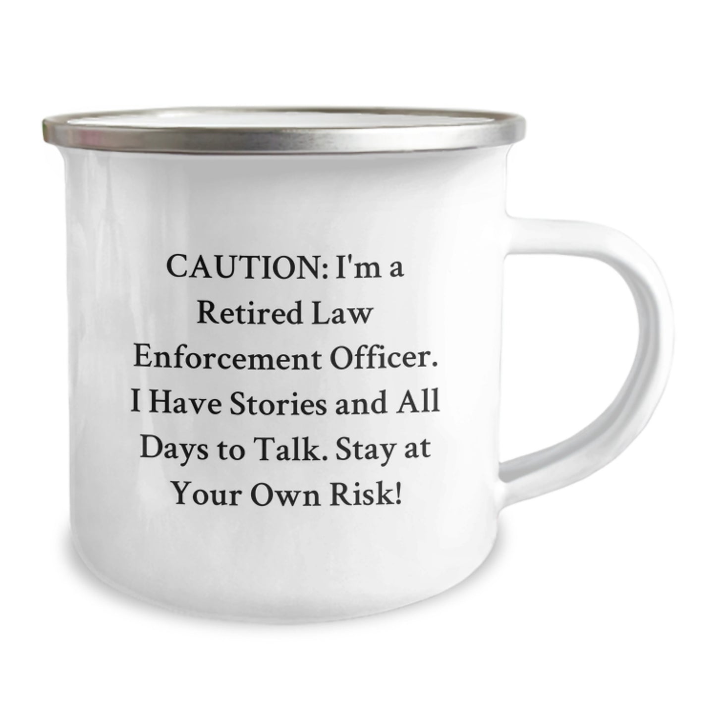Funny Law Enforcement Officer Christmas Unique Gifts - Gifts for Law Enforcement Men, Unique Camping Mug for Retired Police Officer Humor, Funny Retirement Gifts from Friends and Family - Image 2