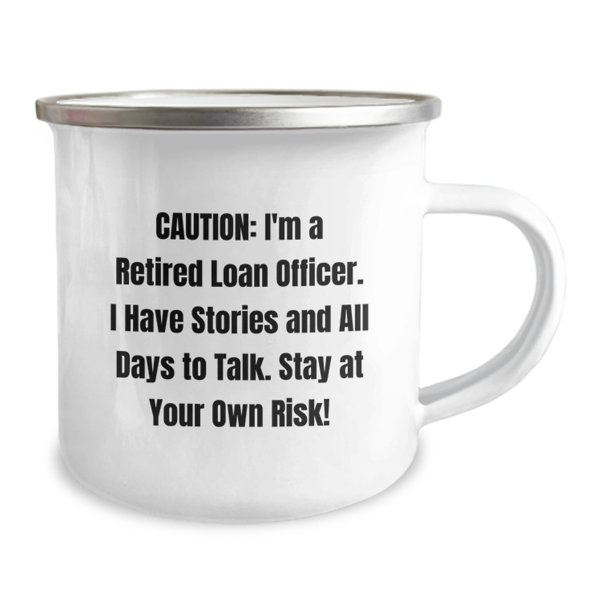 Funny Loan Officer Gifts from Men to Coworkers - Unique Camping Mug for Loan Officers at Christmas - Image 2