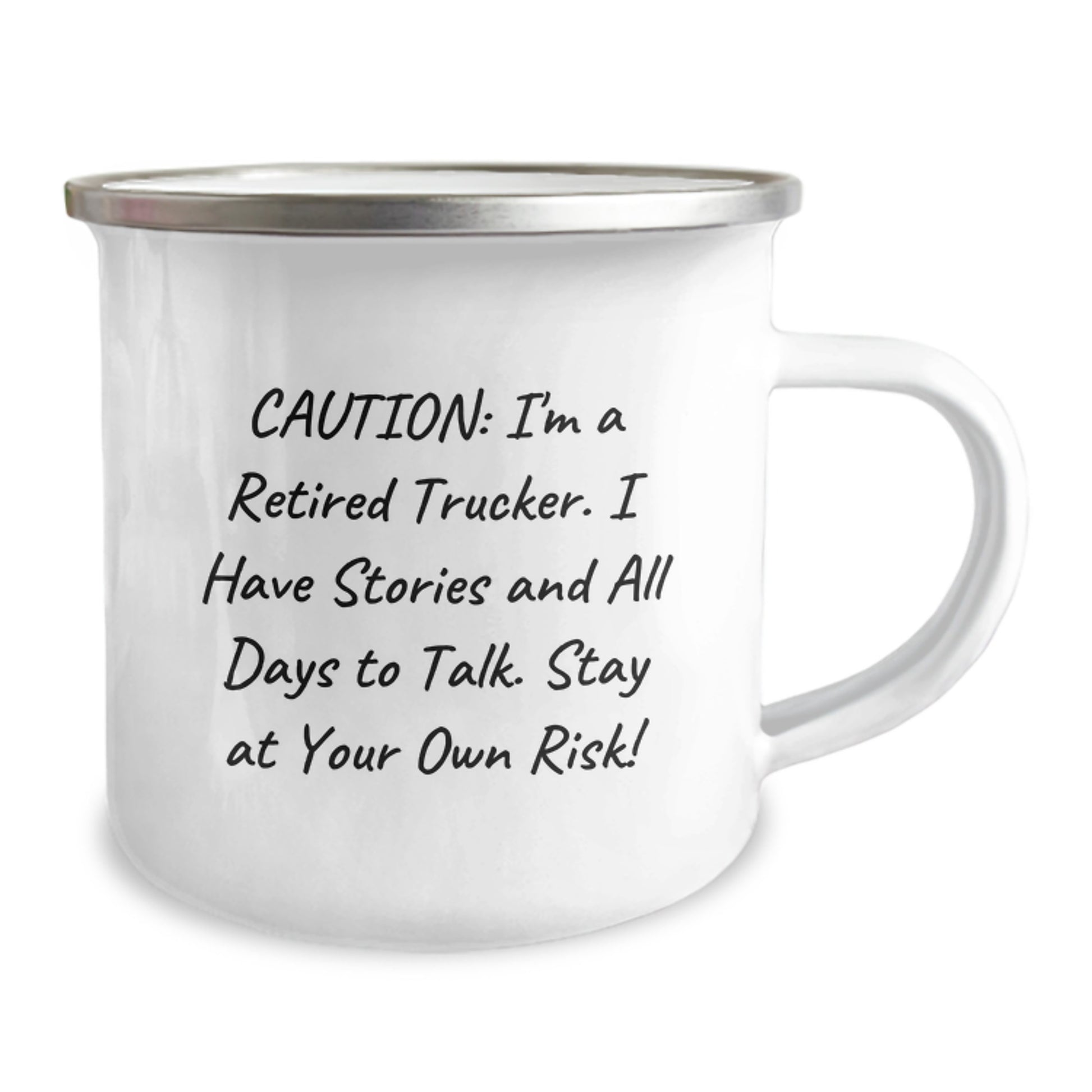 Funny Trucker Gifts from Friends - Stay at Your Own Risk Trucker Christmas Unique Gifts for Men - Image 2