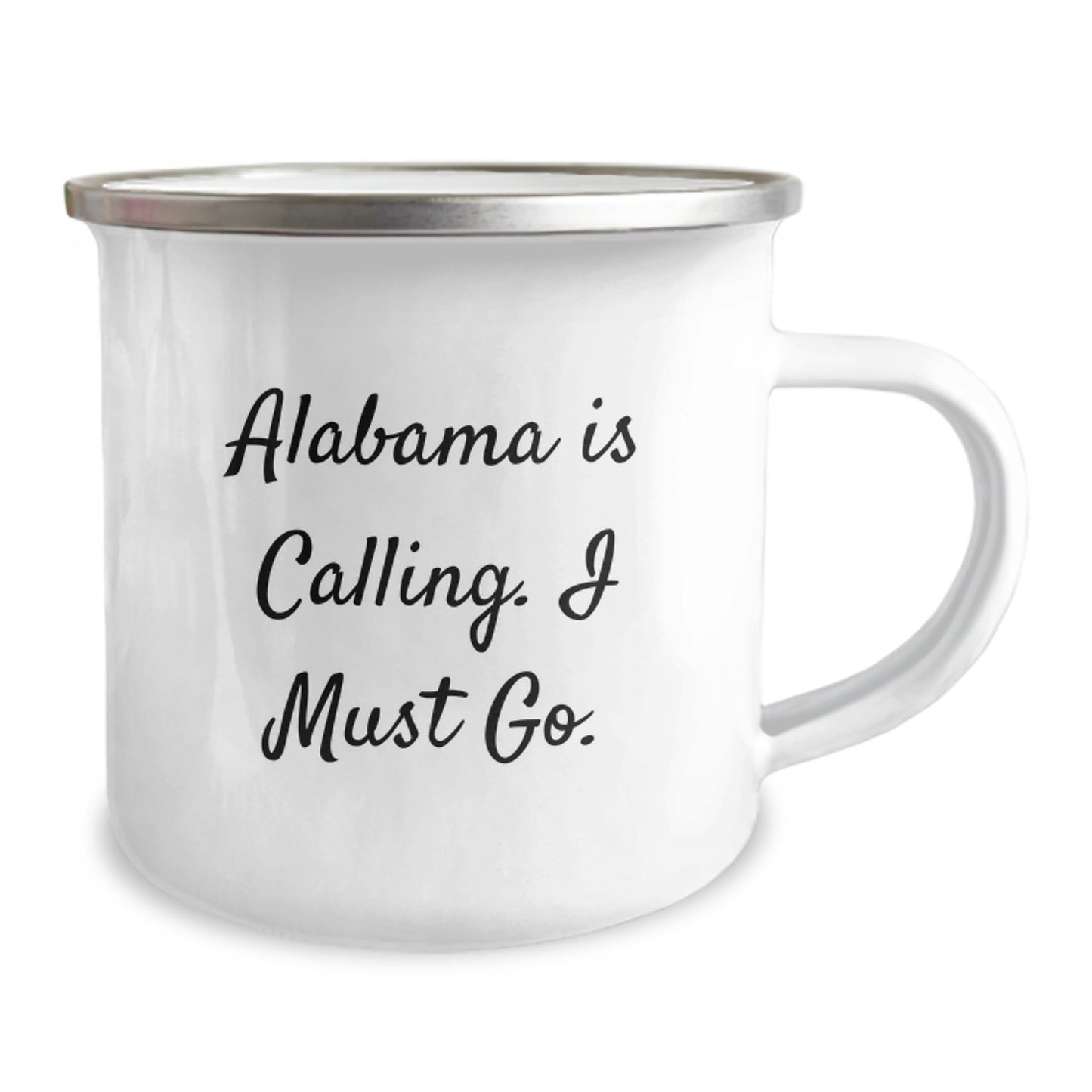 Funny Alabama Camping Mug - 'Alabama Is Calling. I Must Go.' Gifts for Alabama Men, Women, Friends, Coworkers, Family - Christmas Unique Gifts from Alabama Lovers - Image 2