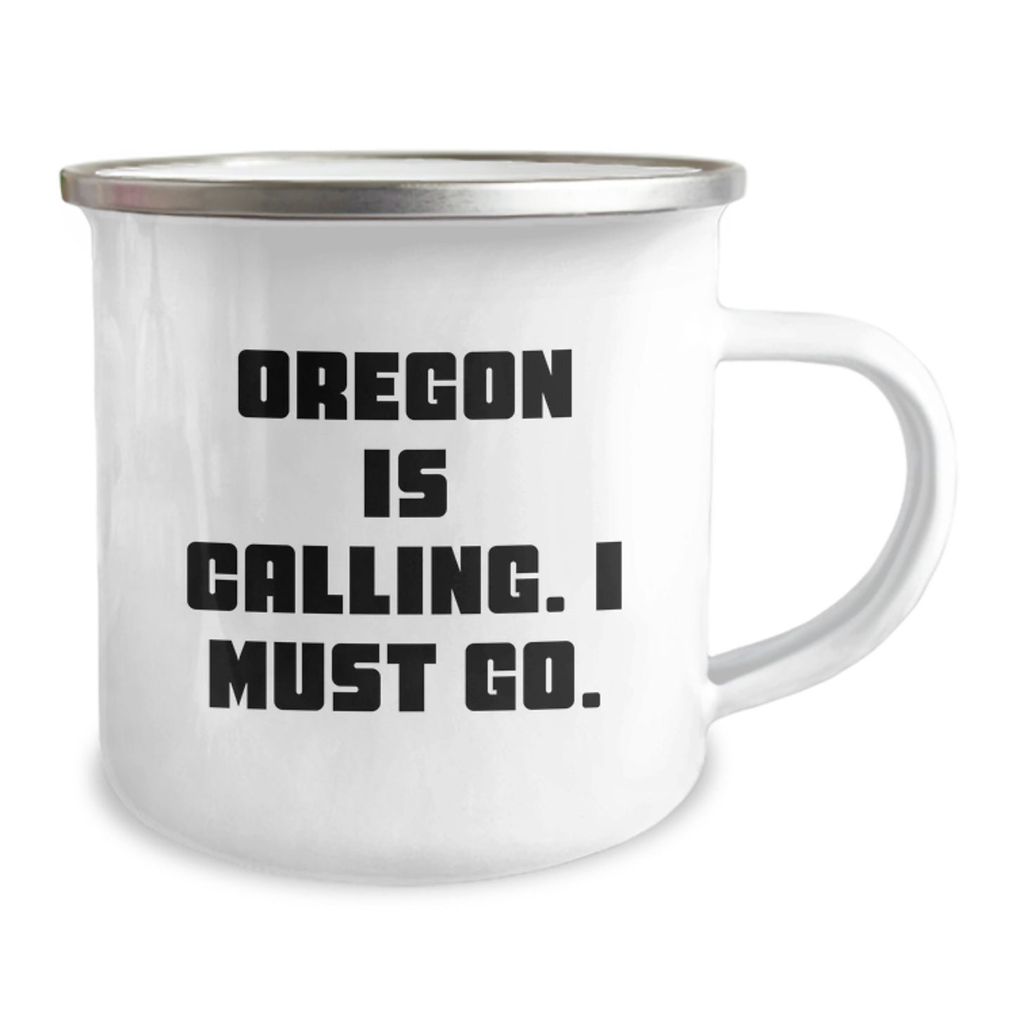 Funny Oregon Camping Mug Gifts from Friends or Family for Oregon Enthusiasts, Oregon Unique Christmas Unique Gifts, Oregon Is Calling I Must Go - Image 2