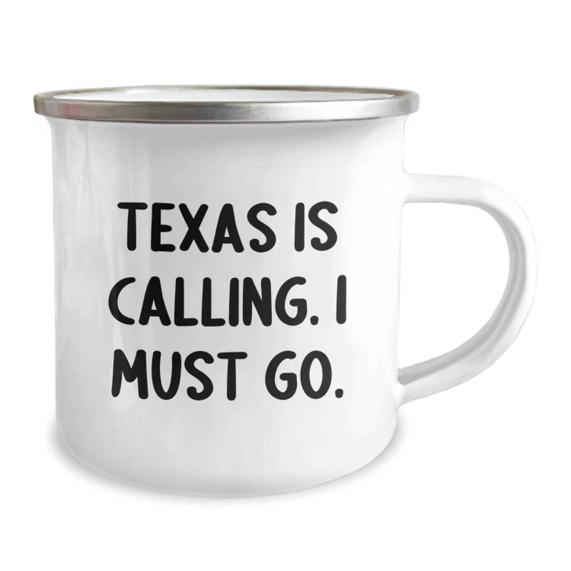 Funny Texas Camping Mug Gifts for Texas Lovers from Friends and Family, 'Texas Is Calling. I Must Go.' - Image 2