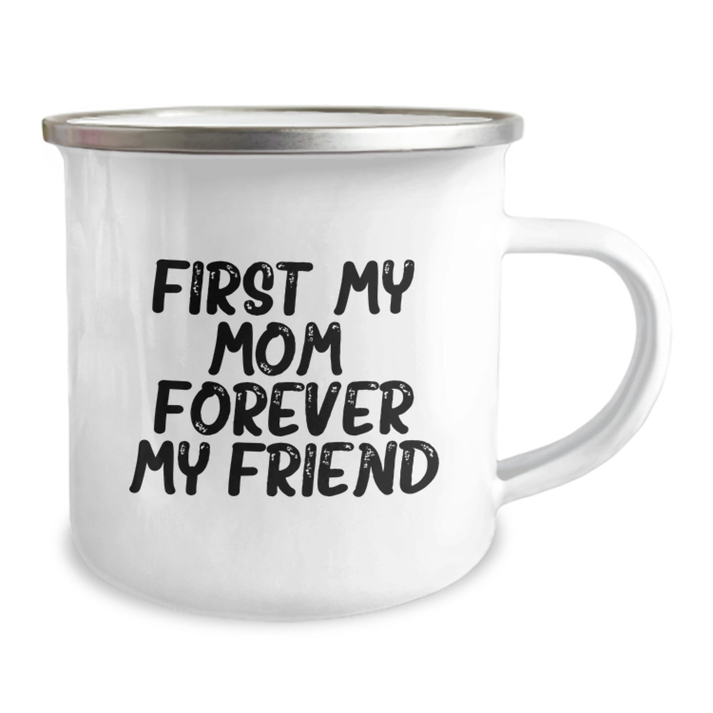 Funny Camping Mugs Gifts from Mom, for Mom - First My Mom, Forever My Friend, Christmas Unique Gifts, Mom Camping Mug - Image 2