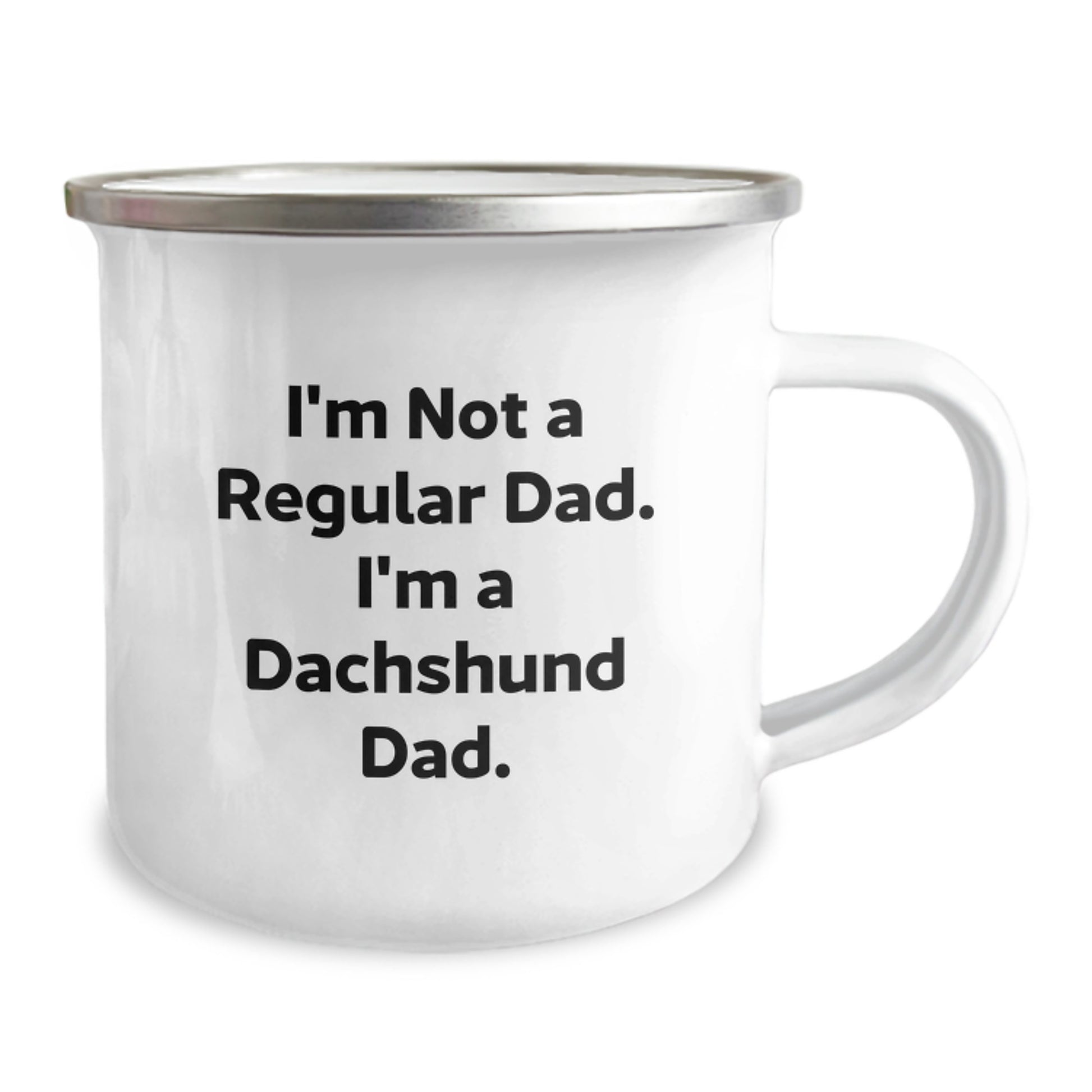 Funny Dachshund Dog Gifts For Men, Camping Mug, I'm Not A Regular Dad. I'm A Dachshund Dad. - Christmas Unique Gifts from Dad to Family - Image 2
