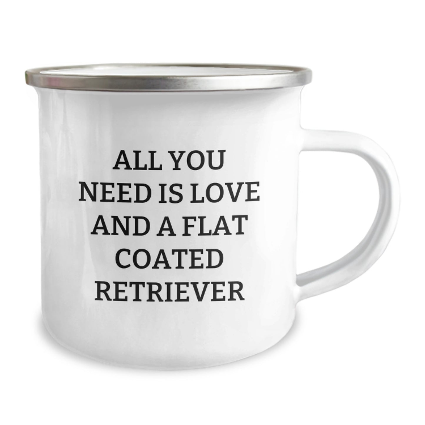 Flat Coated Retriever Dog Lover Funny Camping Mug Gifts from Men to Family for Christmas - Image 2