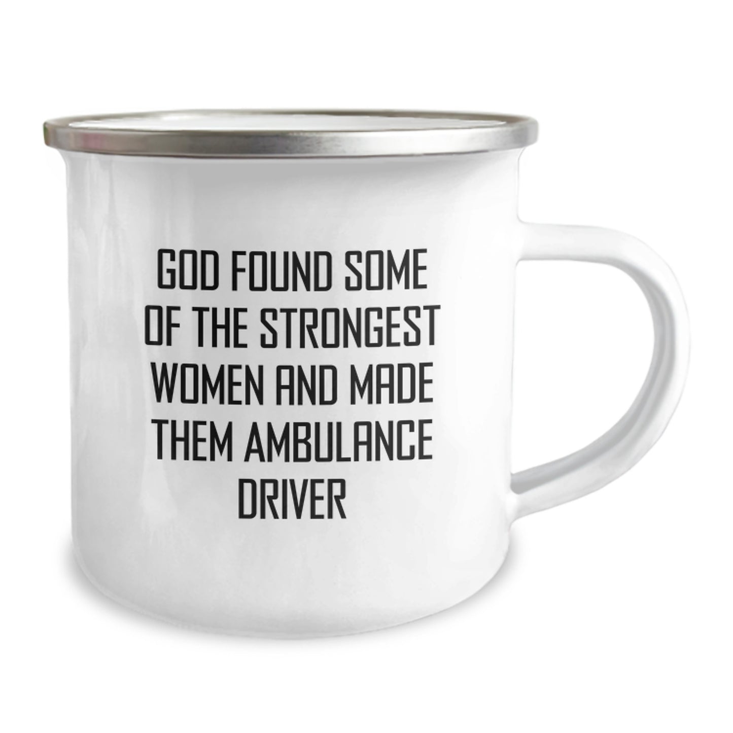 Ambulance Driver Gifts Funny Quote Camping Mug Birthday Unique Presents from Friends for Ambulance Drivers - Image 2