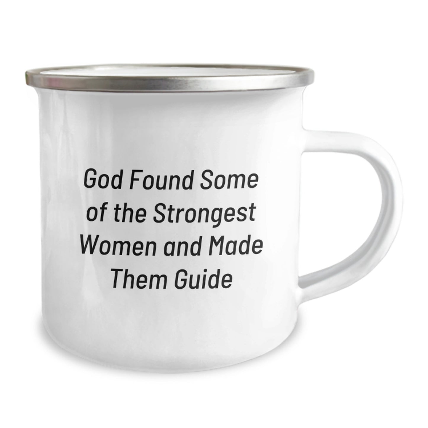 Funny Guide Mugs for Camping Enthusiasts Gifts from Men to Women Friends Family - God Found Some Of The Strongest Women And Made Them Guide Christmas Unique Gifts - Image 2