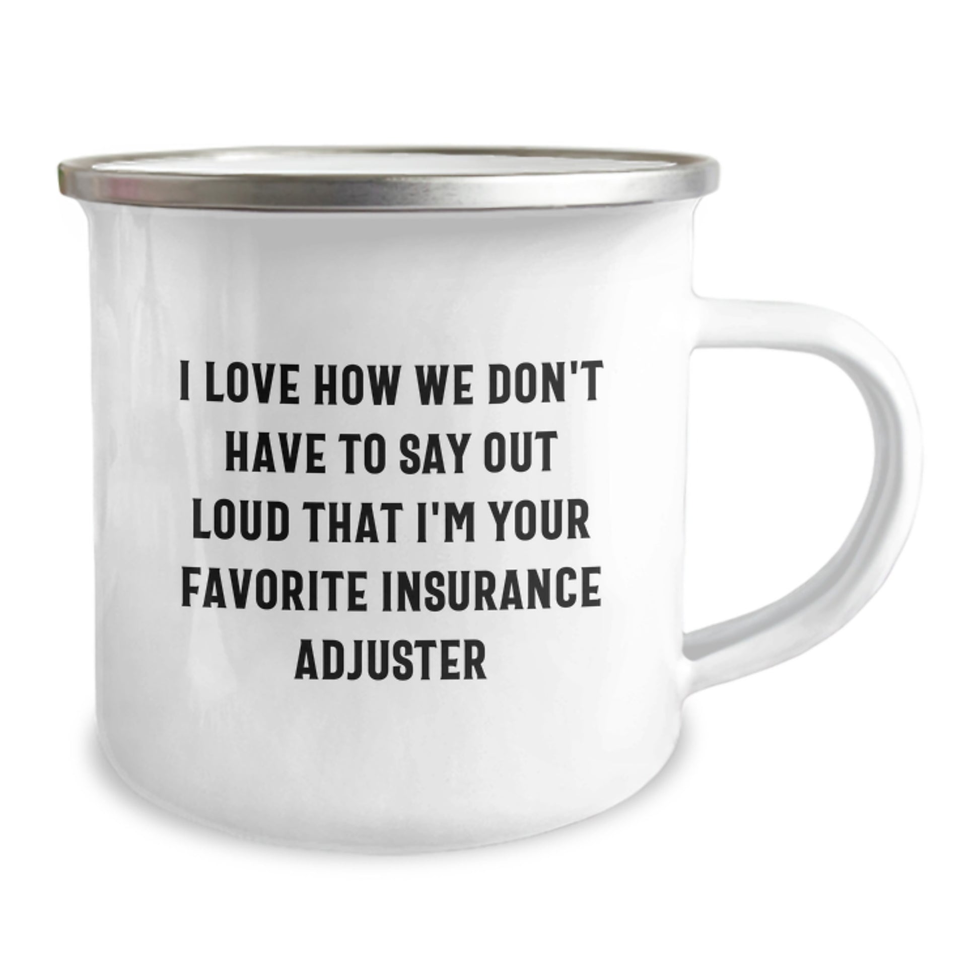 Funny Insurance Adjuster Gifts for Men, Unique Camping Mug for Insurance Adjuster from Friends, Perfect for Christmas Unique Gifts - Image 2