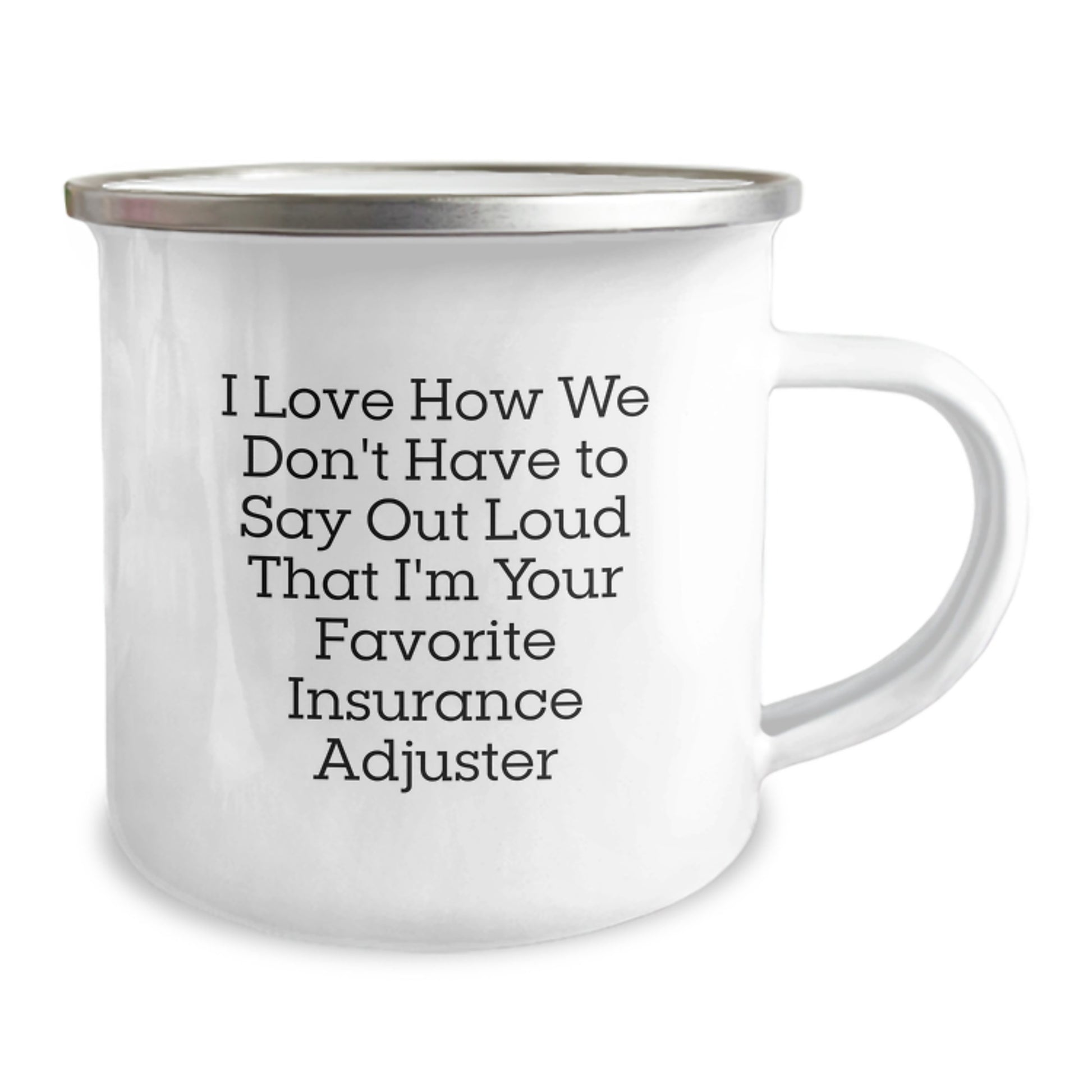 Funny Insurance Adjuster Gifts for Men, Unique Christmas Unique Gifts from Friends to Favorite Insurance Adjuster, Camping Mug - Image 2