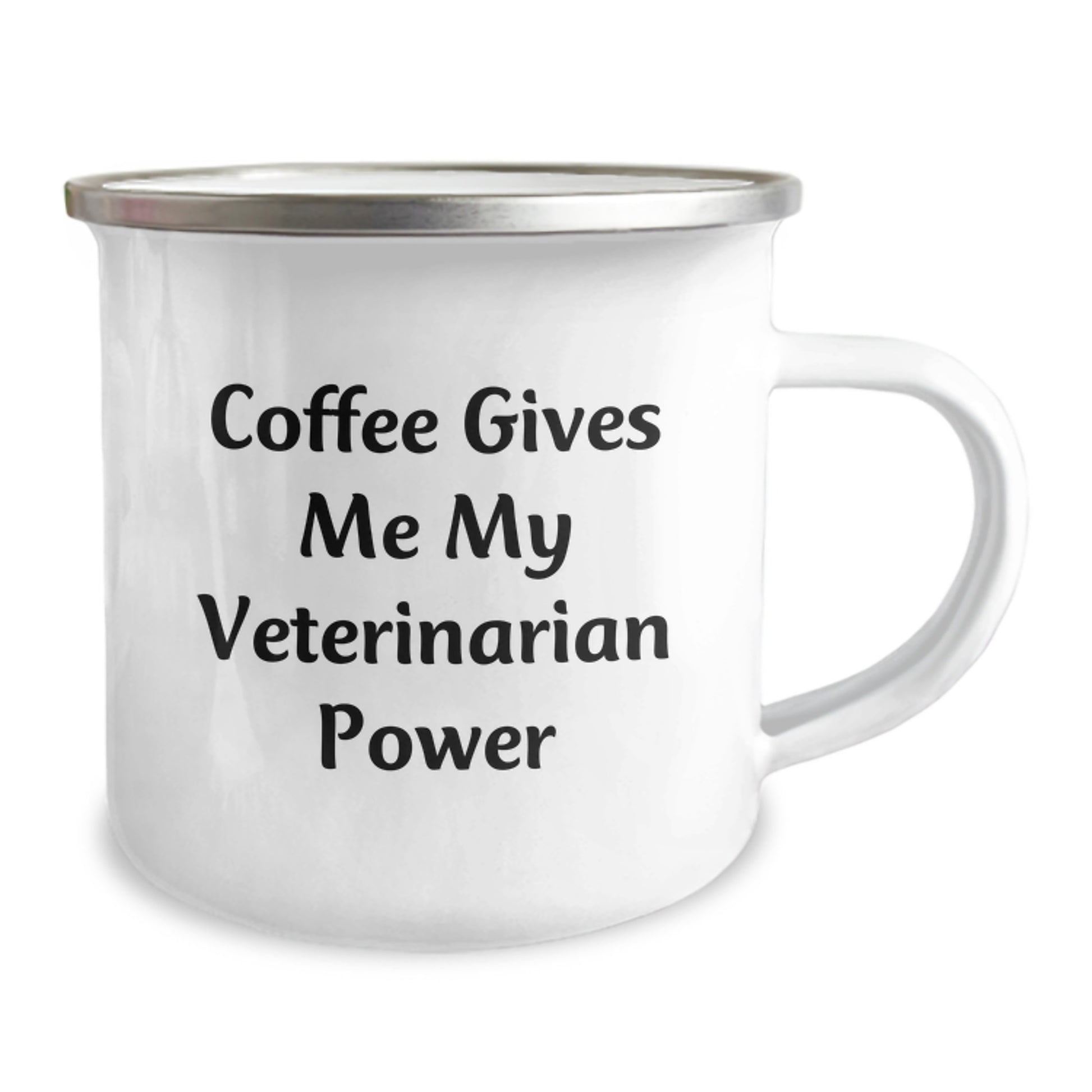 Funny Veterinarian Gifts from Friends - Coffee Gives Me My Veterinarian Power Birthday Camping Mug for Veterinarian Men and Women - Image 2