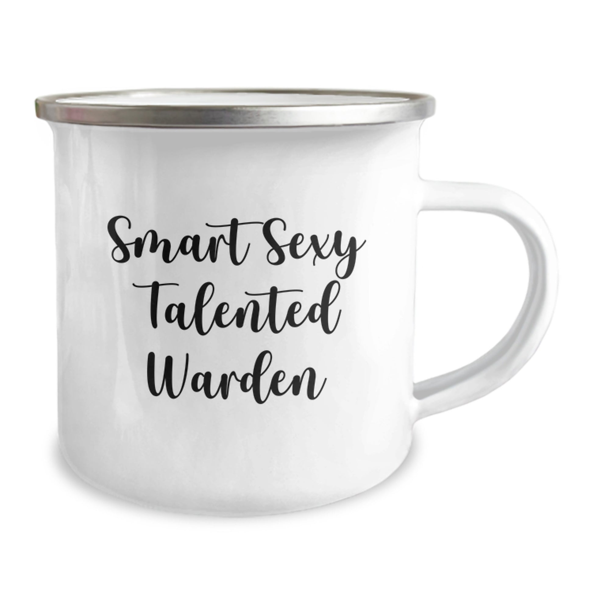 Funny Warden Gifts, Smart Sexy Talented Warden Camping Mug, Birthday Unique Gifts from Friends to Warden - Image 2