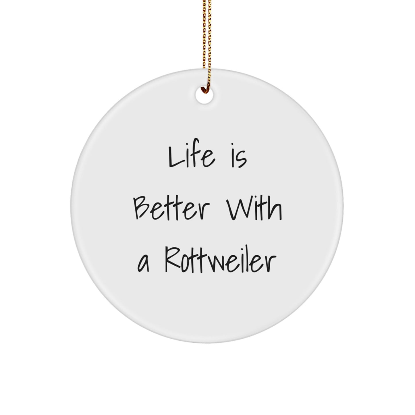 Funny Rottweiler Dog Lover Gifts from Men, Women, and Friends to Rottweiler Dog Owners Christmas Unique Gifts - Image 1