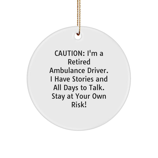 Funny Ambulance Driver Christmas Unique Gifts from Friends for Ambulance Driver Men Ambulance Drivers - Image 1