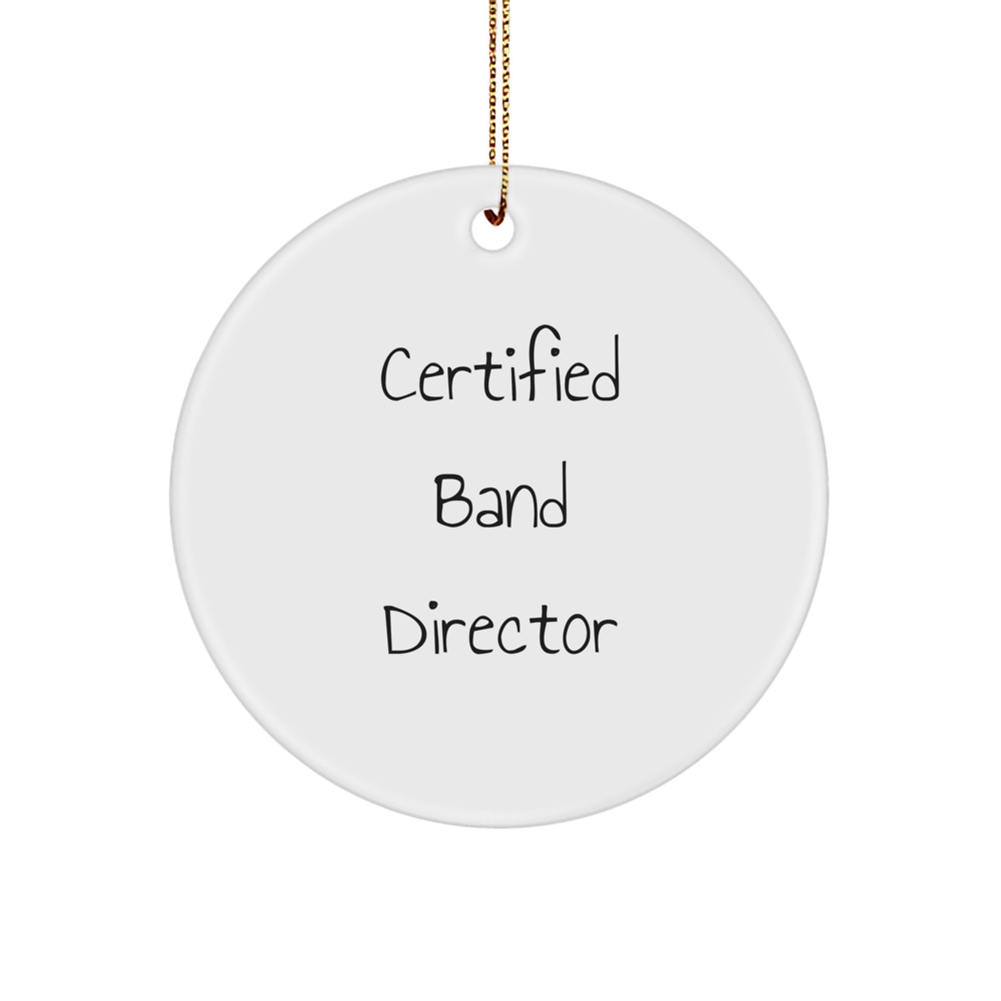 Funny Christmas Unique Gifts for Band Director - 'You're a-maize-ing!' Circle Ornament, Gifts from Friends, Gifts for Band Director - Image 1