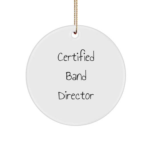 Funny Christmas Unique Gifts for Band Director - 'You're a-maize-ing!' Circle Ornament, Gifts from Friends, Gifts for Band Director - Image 1