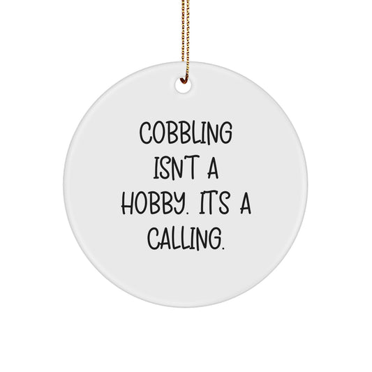 Cobbling Gifts from Family - Inspirational Circle Ornament for Christmas Unique Gifts - Image 1