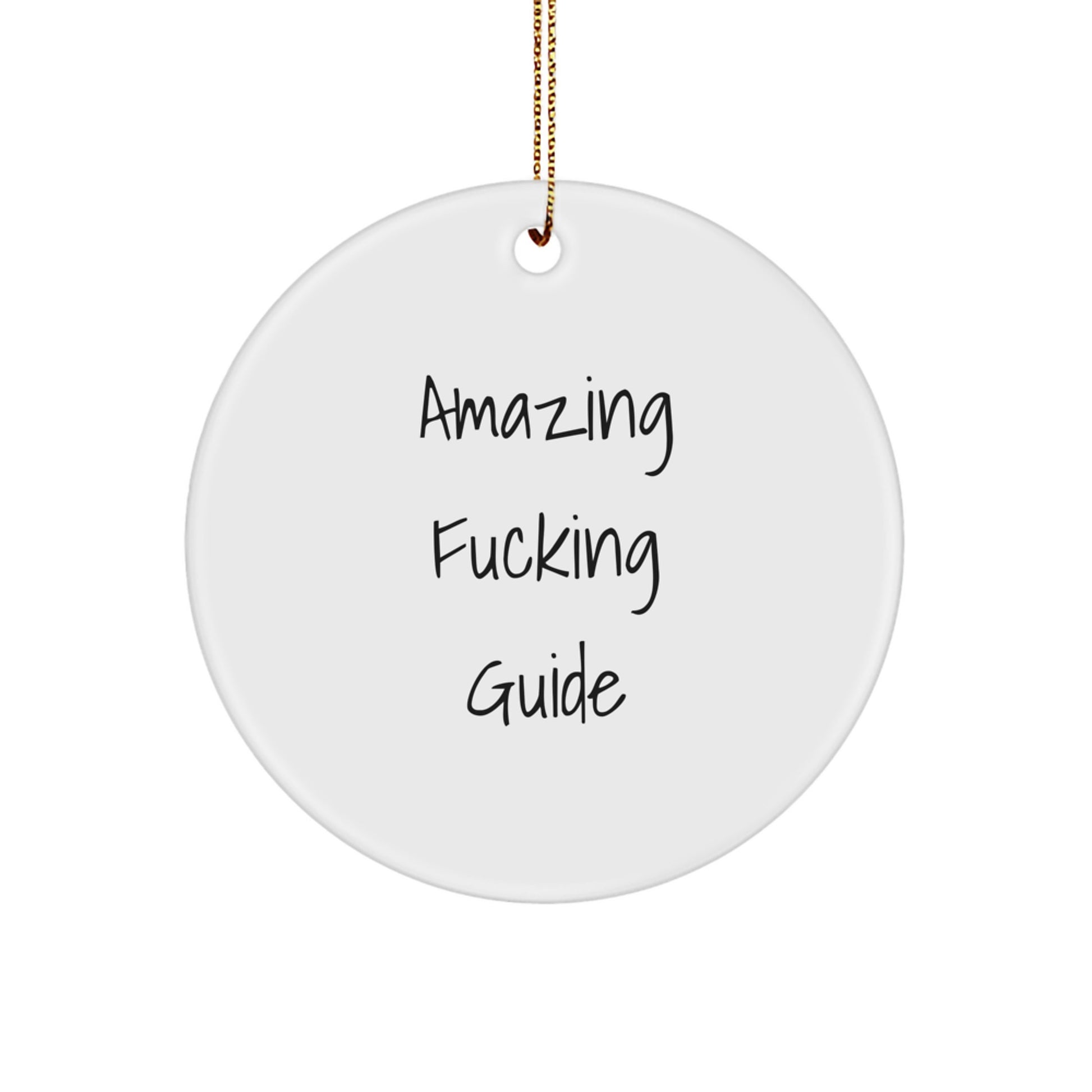 Funny Guide Gifts from Men for Guide Lovers - Amazing F--king Guide Christmas Unique Gifts - Image 1