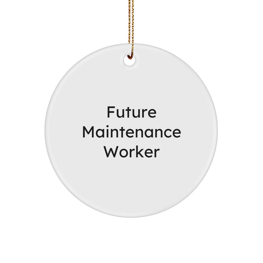 Funny Maintenance Worker Gifts - 'They're Gonna Fix It!' Circle Ornament for Men, Women, Coworkers, Friends, Family - Christmas Unique Gifts from - Image 1