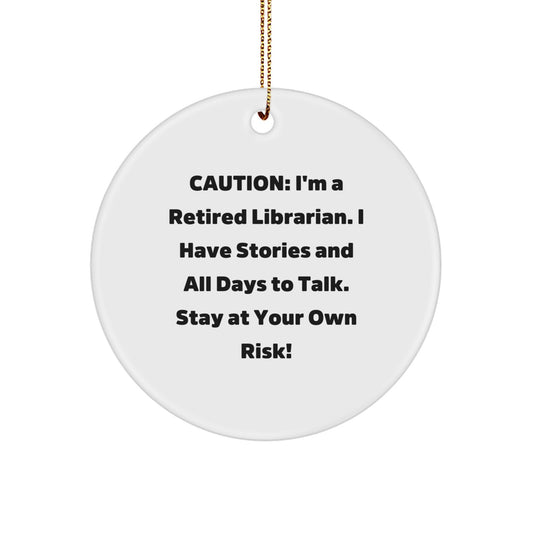 Funny Librarian Gifts from Friends and Family, Stay at Your Own Risk - Image 1
