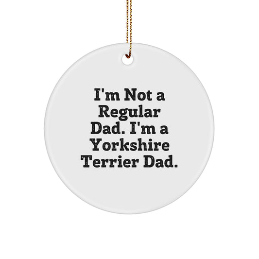 Funny Yorkshire Terrier Dad Gifts from Men for Men, Unique Christmas Unique Gifts for Yorkshire Terrier Dog Lovers - Image 1