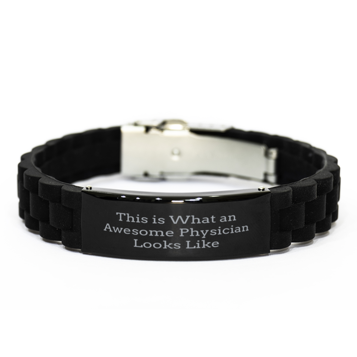 This Is What an Awesome Physician Looks Like – Glidelock Clasp Bracelet – front view