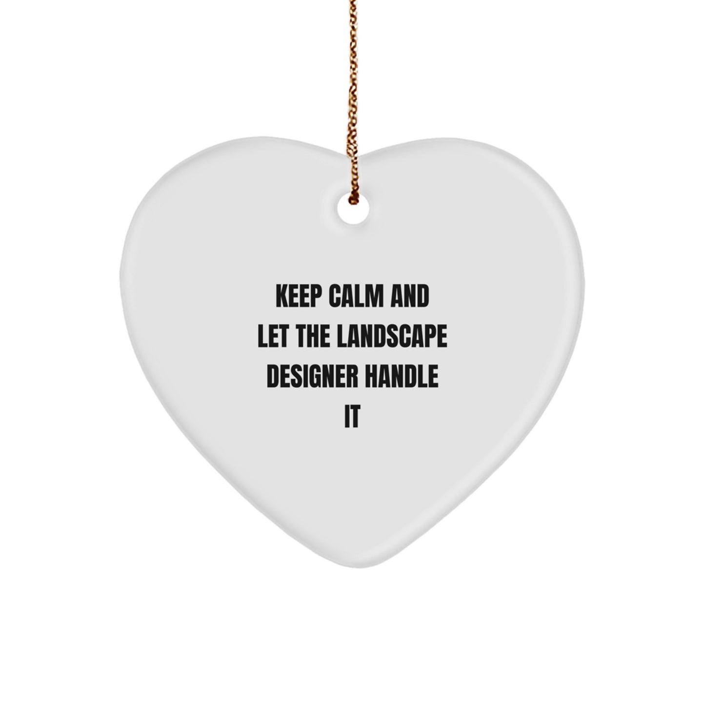 Funny Landscape Designer Gifts from Friends Christmas Unique Ornaments for Landscape Designer Men Women - Image 1