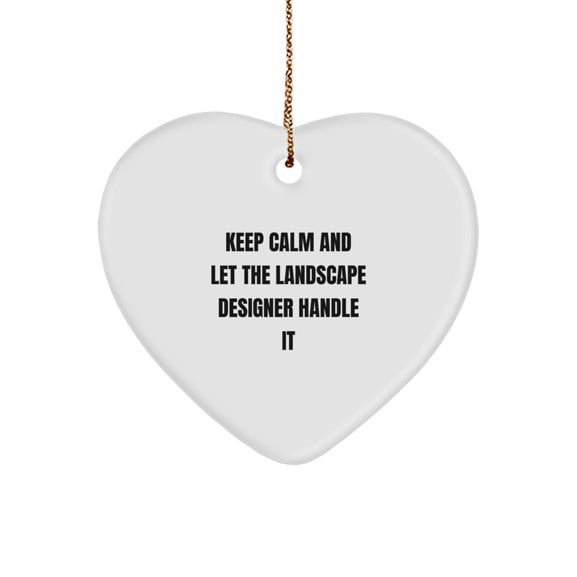 Funny Landscape Designer Gifts from Friends Christmas Unique Ornaments for Landscape Designer Men Women - Image 1