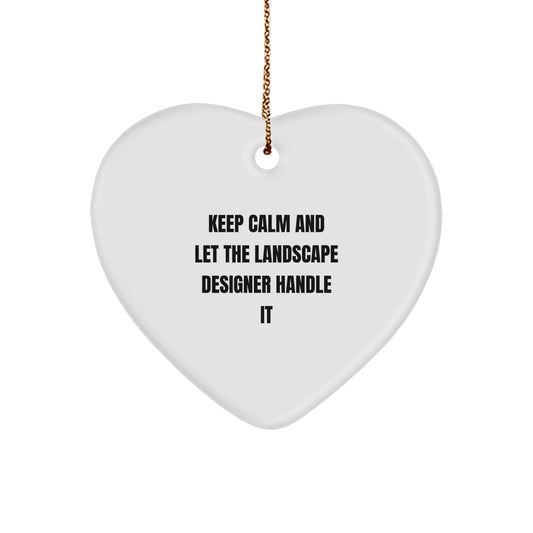 Funny Landscape Designer Gifts from Friends Christmas Unique Ornaments for Landscape Designer Men Women - Image 1
