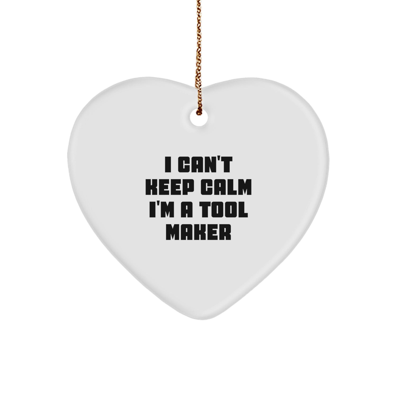 Funny Heart Ornaments for Tool Makers, Gifts from Friends to Family - Image 1