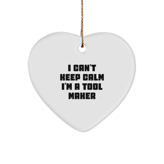 Funny Heart Ornaments for Tool Makers, Gifts from Friends to Family - Image 1