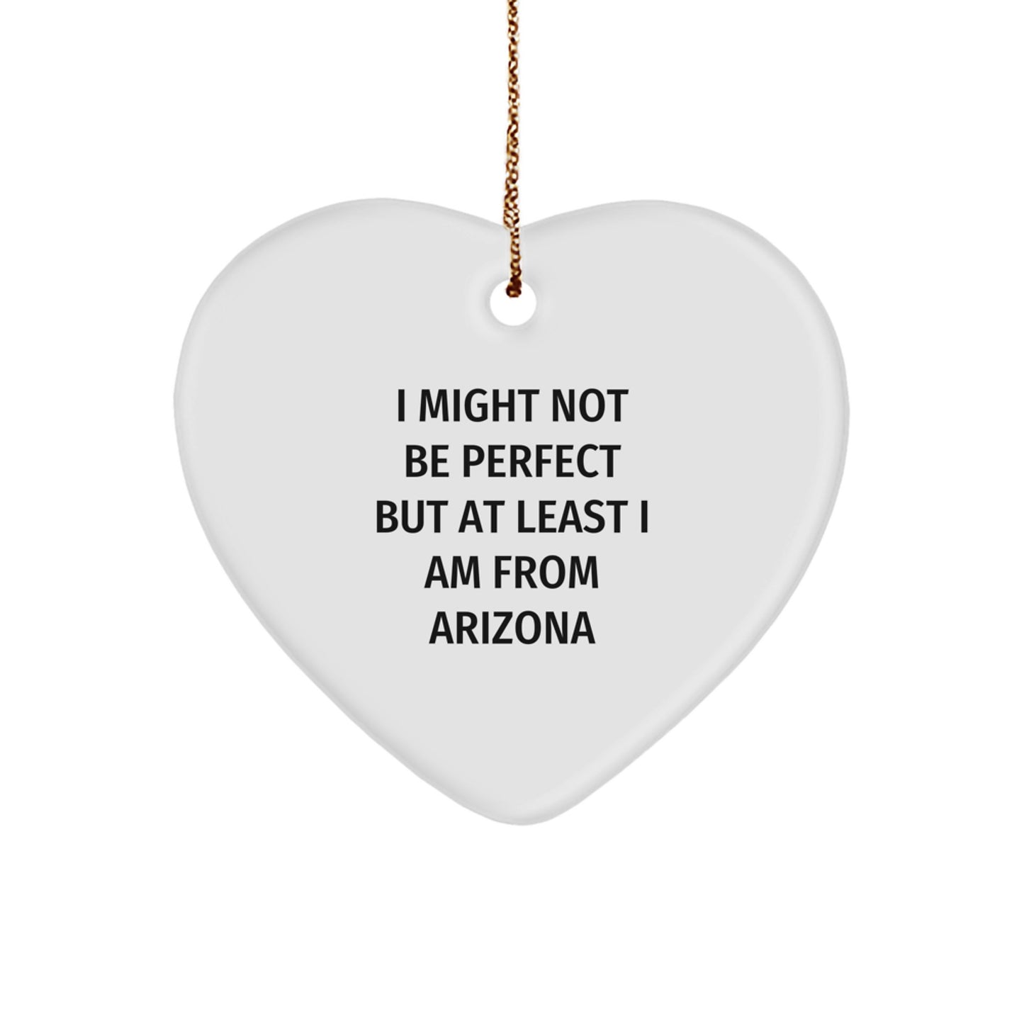 Funny Arizona Heart Ornament Gifts from Friends for Arizona Men Women Family - Image 1