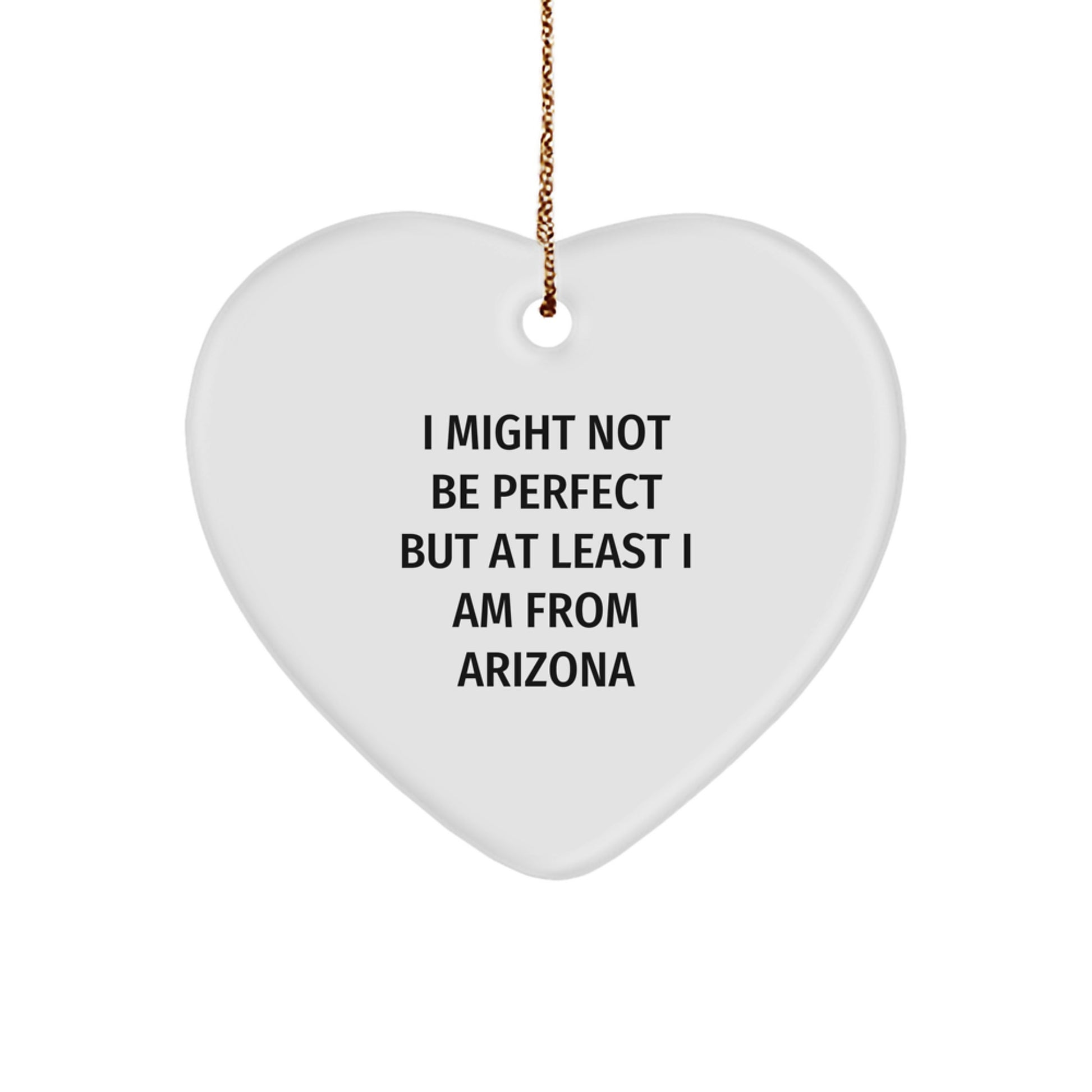Funny Arizona Heart Ornament Gifts from Friends for Arizona Men Women Family - Image 1