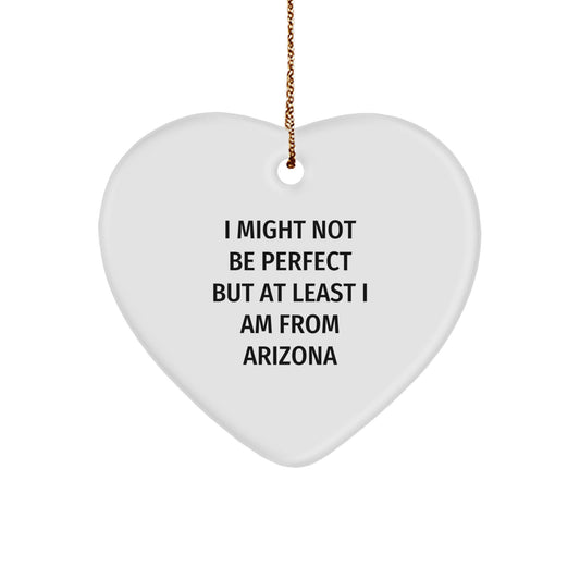 Funny Arizona Heart Ornament Gifts from Friends for Arizona Men Women Family - Image 1
