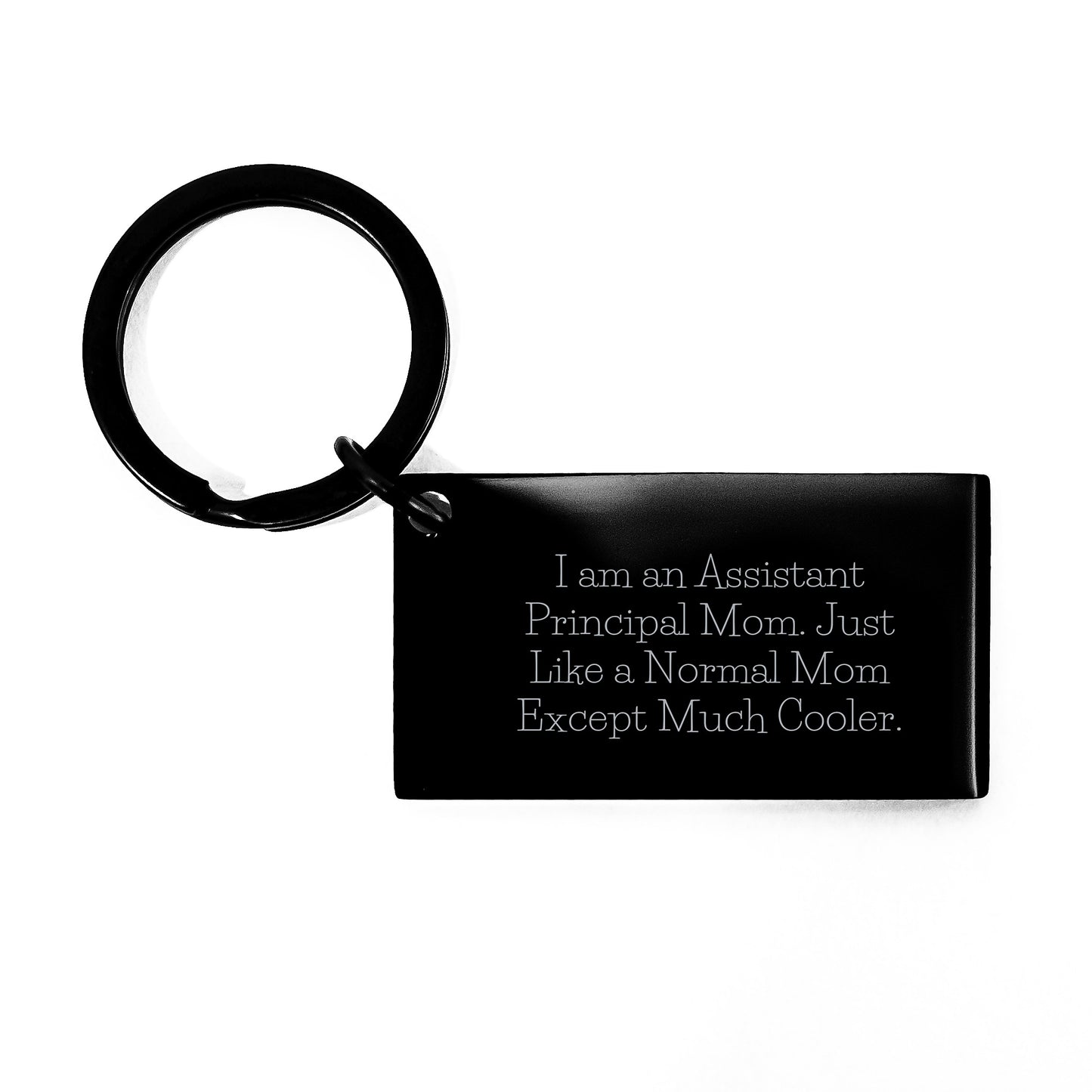 Funny Assistant Principal Mom Gifts for Assistant Principal Men Women Friends Keychain Keychains for Assistant Principal Wife Husband Family Christmas Unique Gifts - Image 1