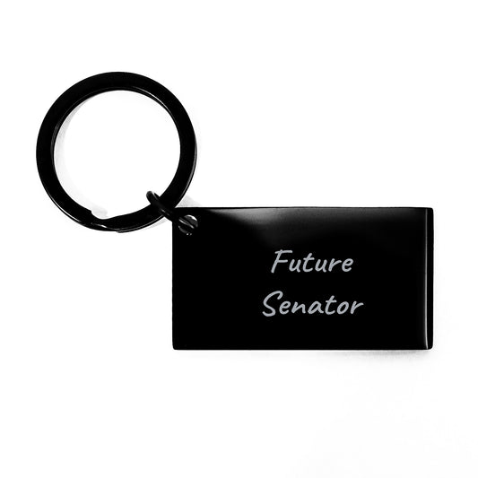 Funny Senator Gifts from Friends to Senator Men, Keychain Inspirational Quote, Christmas Unique Gifts for Senator - Image 1