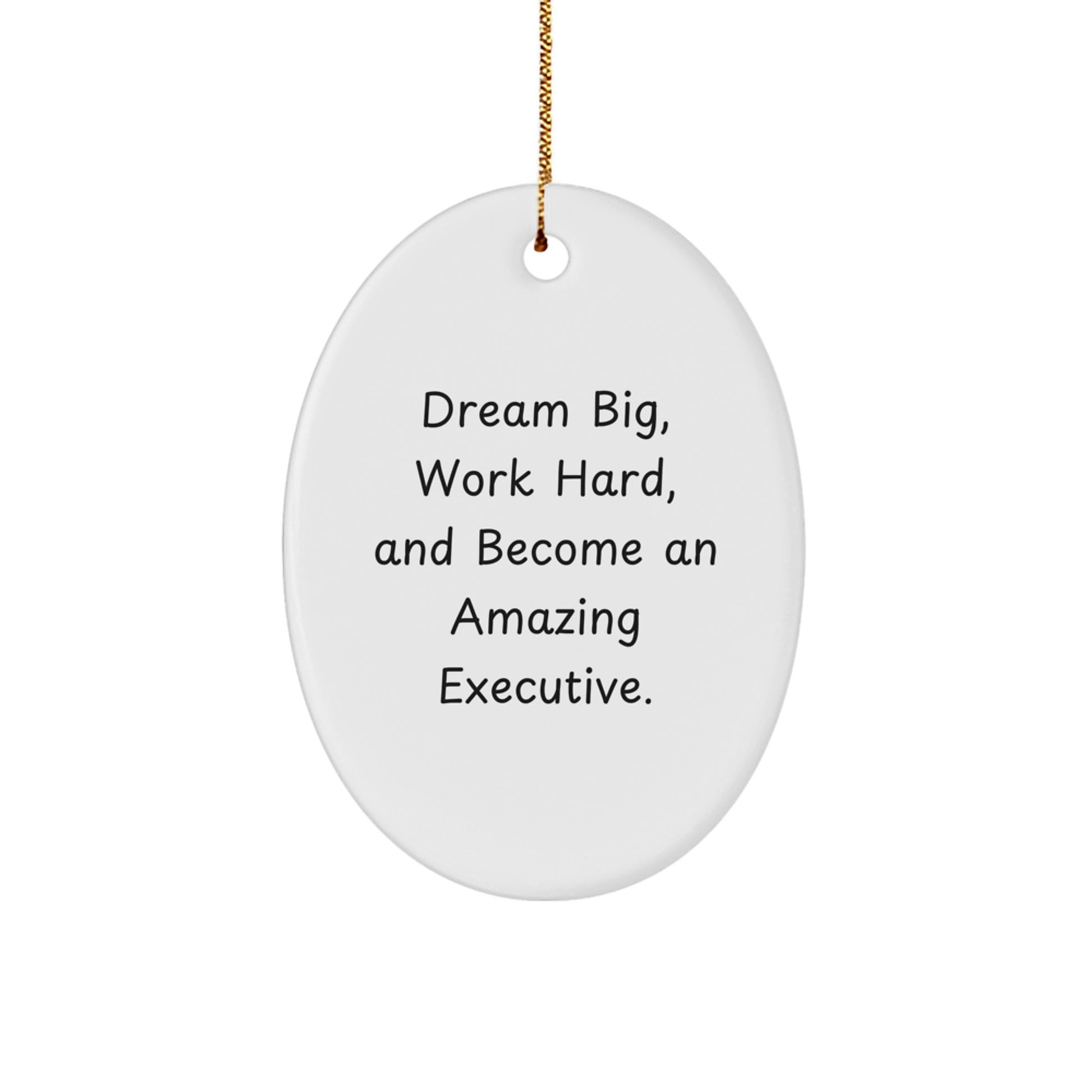 Executive Oval Ornament - Gifts from Friends for Executive, Inspirational, Christmas Unique Gifts, Oval Ornament, Gifts for Executive - Image 1