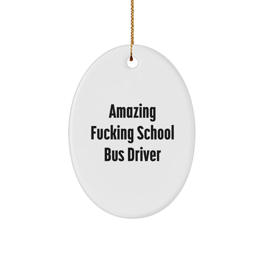 Funny School Bus Driver Gifts from Men, Christmas Unique Gifts for School Bus Drivers - Image 1